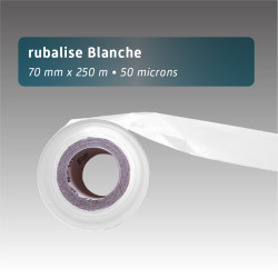 Rubalise Plastique 70 mm x 250 m – Balisage et Signalisation Extérieure